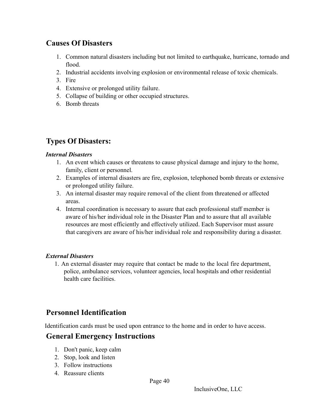 InclusiveOne Employee Handbook page 41