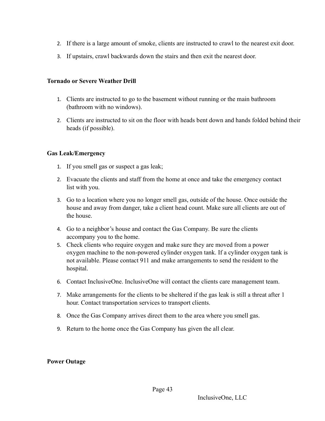 InclusiveOne Employee Handbook page 44