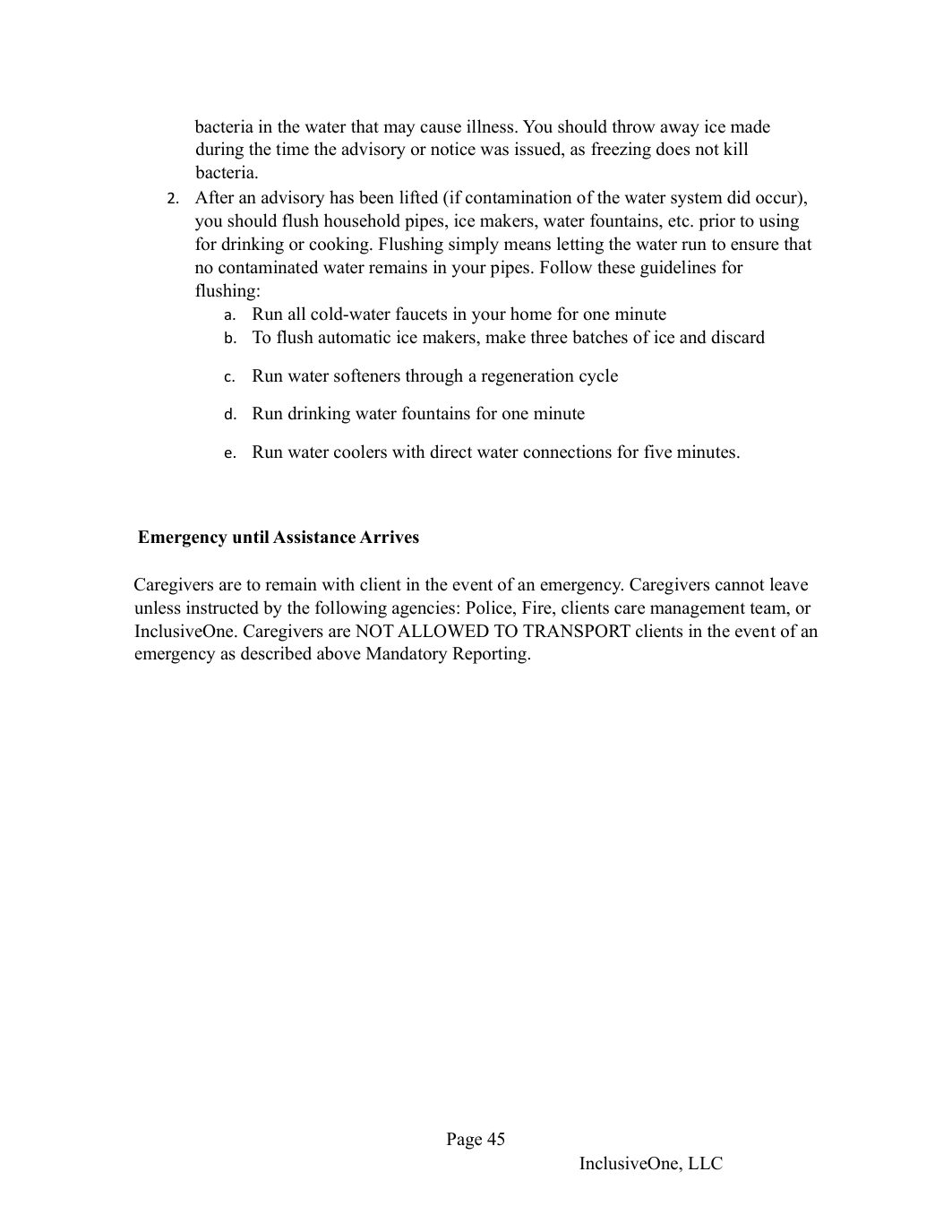 InclusiveOne Employee Handbook page 46